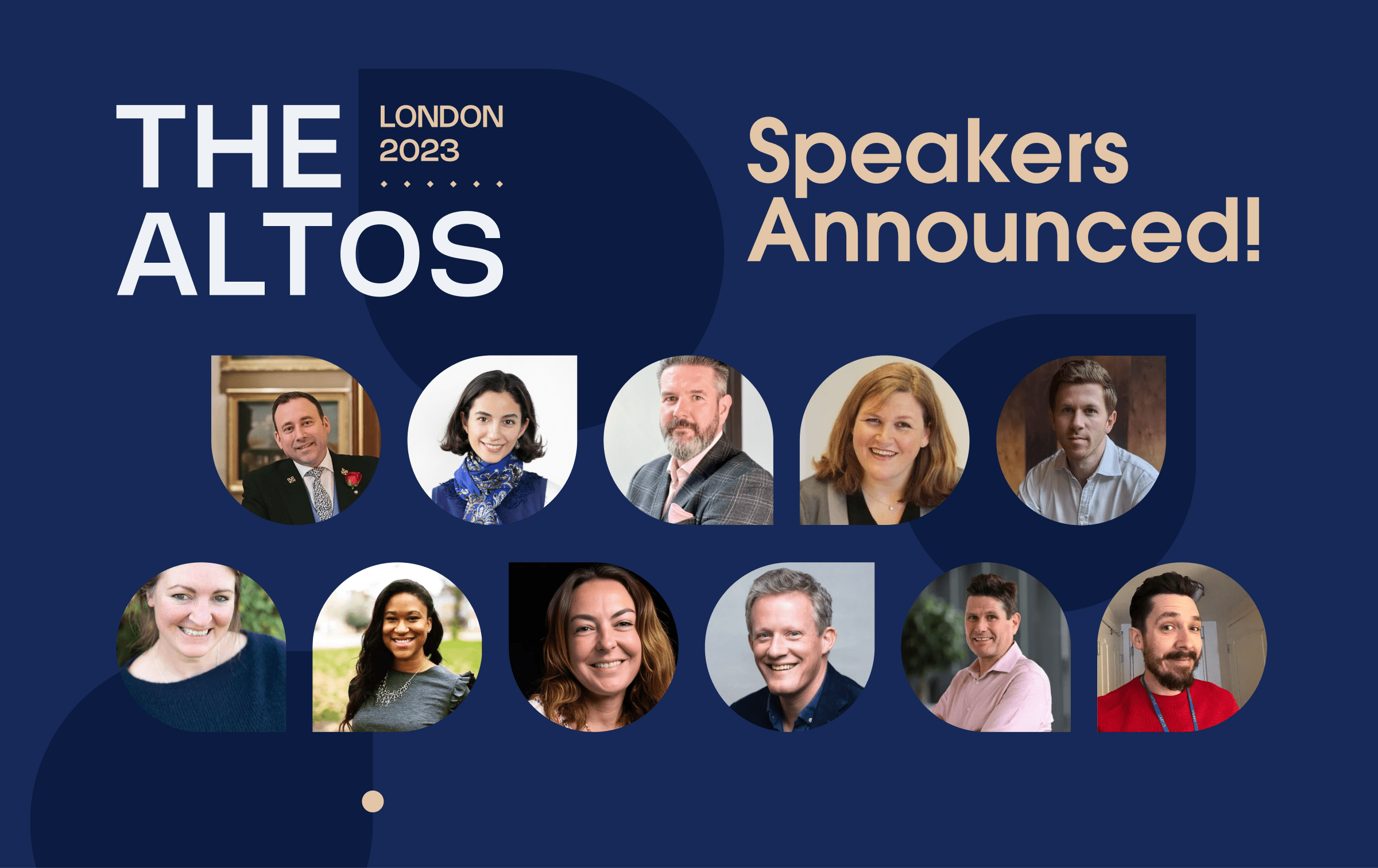 Full Speaker and Keynote LineUp Revealed for The Altos!